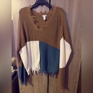 Rue21 -  V-Neck Color Block Sweater